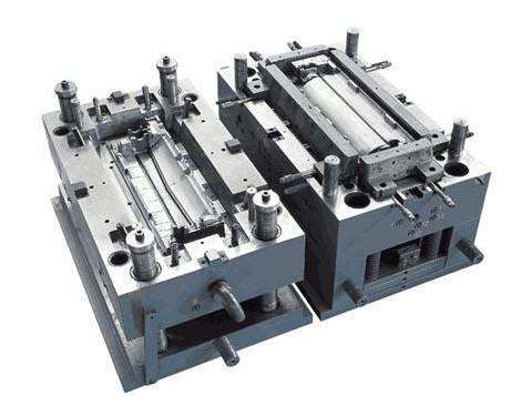 注塑模具動、定模采用鑲塊形式